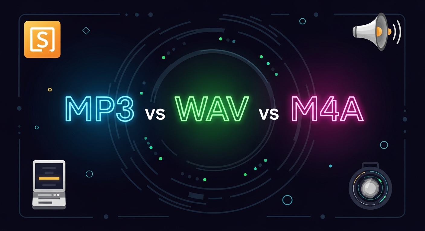 MP3 vs WAV vs M4A — Best Format for YouTube Audio Downloads