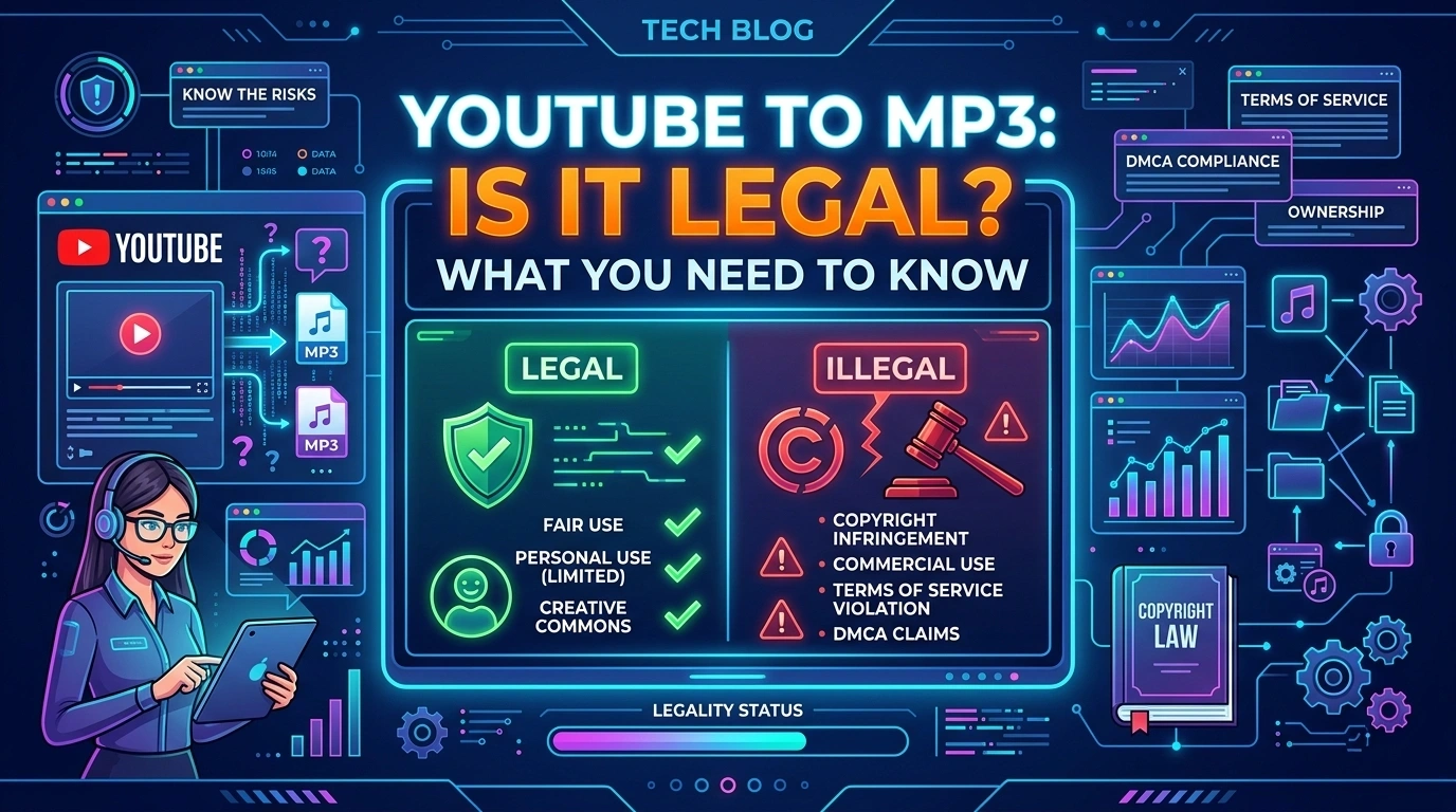 YouTube to MP3 — Is It Legal? What You Need to Know